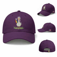 Silly Goose LGBTQ Rainbow Baseball Cap Funny Gay Pride Month