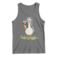 Silly Goose LGBTQ Rainbow Tank Top Funny Gay Pride Month