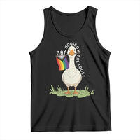 Silly Goose LGBTQ Rainbow Tank Top Funny Gay Pride Month