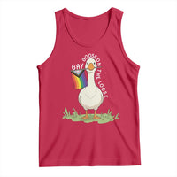 Silly Goose LGBTQ Rainbow Tank Top Funny Gay Pride Month