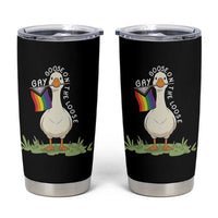 Silly Goose LGBTQ Rainbow Tumbler Cup Funny Gay Pride Month