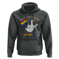 You Are Safe With Me Hoodie LGBTQ Pride Goose Rainbow