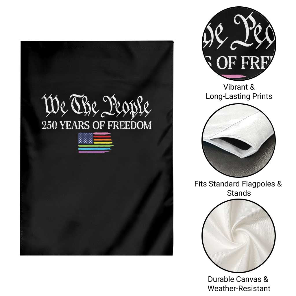 We The People Means Everyone Garden Flag LGBTQ Gay Pride Rainbow Flags