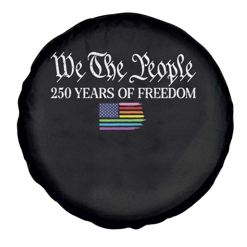 We The People Means Everyone Spare Tire Cover LGBTQ Gay Pride Rainbow Flags