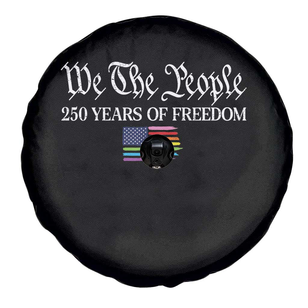 We The People Means Everyone Spare Tire Cover LGBTQ Gay Pride Rainbow Flags