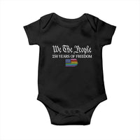 We The People Means Everyone Baby Onesie LGBTQ Gay Pride Rainbow Flags
