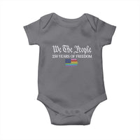 We The People Means Everyone Baby Onesie LGBTQ Gay Pride Rainbow Flags