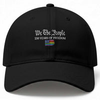 We The People Means Everyone Baseball Cap LGBTQ Gay Pride Rainbow Flags