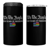 We The People Means Everyone 4 in 1 Can Cooler Tumbler LGBTQ Gay Pride Rainbow Flags