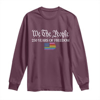 We The People Means Everyone Long Sleeve Shirt LGBTQ Gay Pride Rainbow Flags