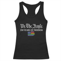 We The People Means Everyone Racerback Tank Top LGBTQ Gay Pride Rainbow Flags
