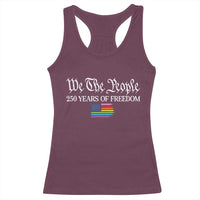 We The People Means Everyone Racerback Tank Top LGBTQ Gay Pride Rainbow Flags