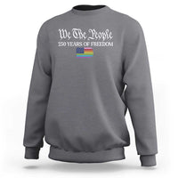 We The People Means Everyone Sweatshirt LGBTQ Gay Pride Rainbow Flags