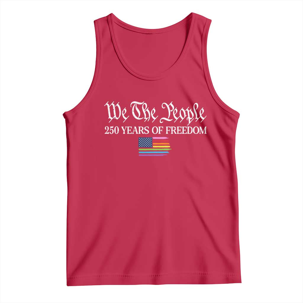We The People Means Everyone Tank Top LGBTQ Gay Pride Rainbow Flags