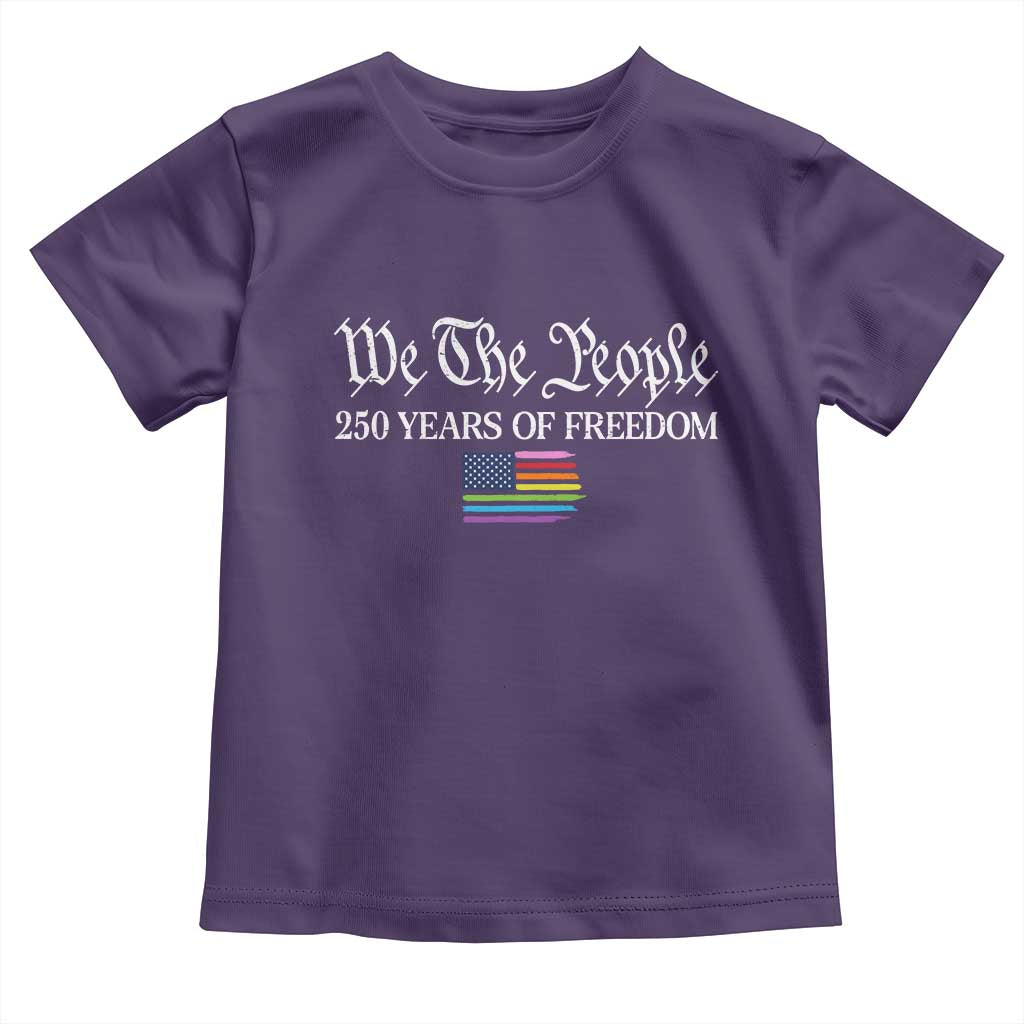 We The People Means Everyone Toddler T Shirt LGBTQ Gay Pride Rainbow Flags