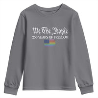 We The People Means Everyone Youth Sweatshirt LGBTQ Gay Pride Rainbow Flags