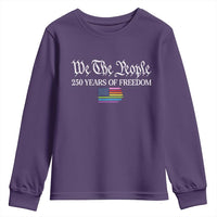 We The People Means Everyone Youth Sweatshirt LGBTQ Gay Pride Rainbow Flags