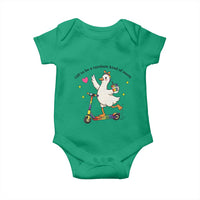 Off To Be Rainbow Kind Of Mom Baby Onesie LGBTQ Goose Mom Rainbow