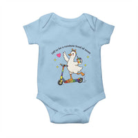 Off To Be Rainbow Kind Of Mom Baby Onesie LGBTQ Goose Mom Rainbow