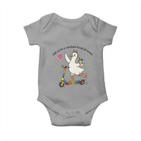 Off To Be Rainbow Kind Of Mom Baby Onesie LGBTQ Goose Mom Rainbow