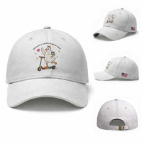 Off To Be Rainbow Kind Of Mom Baseball Cap LGBTQ Goose Mom Rainbow