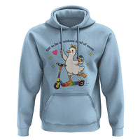 Off To Be Rainbow Kind Of Mom Hoodie LGBTQ Goose Mom Rainbow