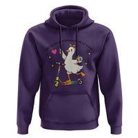 Off To Be Rainbow Kind Of Mom Hoodie LGBTQ Goose Mom Rainbow