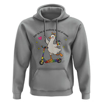 Off To Be Rainbow Kind Of Mom Hoodie LGBTQ Goose Mom Rainbow