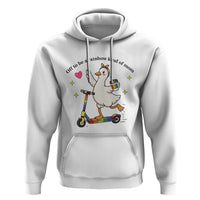 Off To Be Rainbow Kind Of Mom Hoodie LGBTQ Goose Mom Rainbow