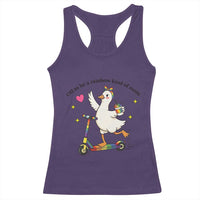 Off To Be Rainbow Kind Of Mom Racerback Tank Top LGBTQ Goose Mom Rainbow