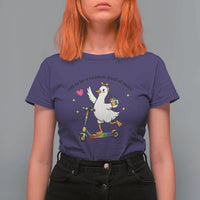 Off To Be Rainbow Kind Of Mom T Shirt For Women LGBTQ Goose Mom Rainbow