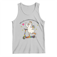 Off To Be Rainbow Kind Of Mom Tank Top LGBTQ Goose Mom Rainbow