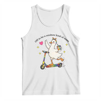 Off To Be Rainbow Kind Of Mom Tank Top LGBTQ Goose Mom Rainbow