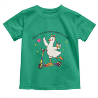 Off To Be Rainbow Kind Of Mom Toddler T Shirt LGBTQ Goose Mom Rainbow