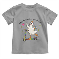 Off To Be Rainbow Kind Of Mom Toddler T Shirt LGBTQ Goose Mom Rainbow