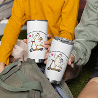 Off To Be Rainbow Kind Of Mom Tumbler Cup LGBTQ Goose Mom Rainbow