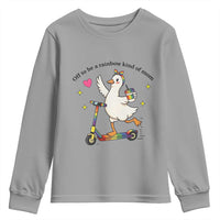 Off To Be Rainbow Kind Of Mom Youth Sweatshirt LGBTQ Goose Mom Rainbow