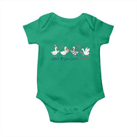 Silly Goose 4th of July Baby Onesie Honk If You Love Freedom