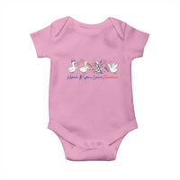 Silly Goose 4th of July Baby Onesie Honk If You Love Freedom