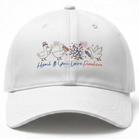 Silly Goose 4th of July Baseball Cap Honk If You Love Freedom