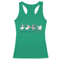 Silly Goose 4th of July Racerback Tank Top Honk If You Love Freedom