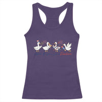 Silly Goose 4th of July Racerback Tank Top Honk If You Love Freedom