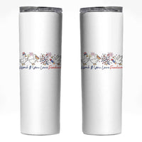 Silly Goose 4th of July Skinny Tumbler Honk If You Love Freedom