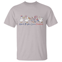Silly Goose 4th of July T Shirt Honk If You Love Freedom