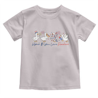 Silly Goose 4th of July Toddler T Shirt Honk If You Love Freedom