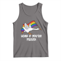 Silly Goose LGBTQ Rainbow Tank Top Honk If You're Proud