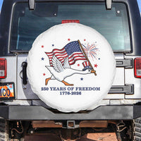 Freedom 250th Anniversary Spare Tire Cover Funny 4th Of July Silly Goose