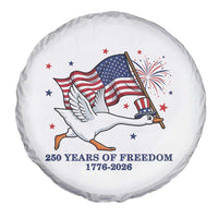 Freedom 250th Anniversary Spare Tire Cover Funny 4th Of July Silly Goose