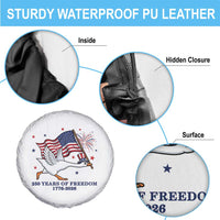 Freedom 250th Anniversary Spare Tire Cover Funny 4th Of July Silly Goose