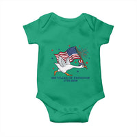 Freedom 250th Anniversary Baby Onesie Funny 4th Of July Silly Goose
